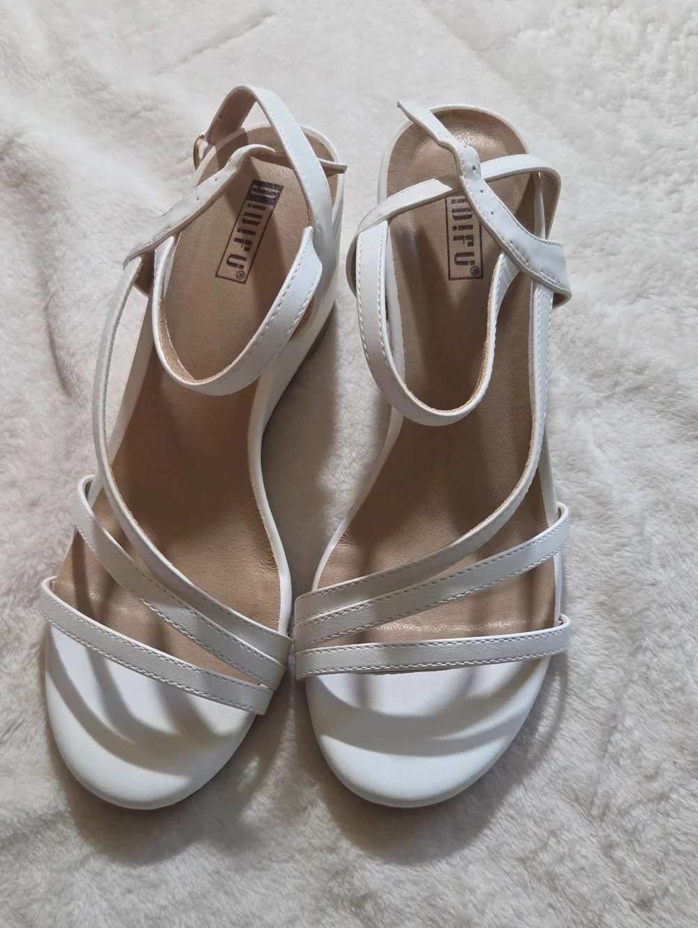 Wedge Strappy Sandals In Box